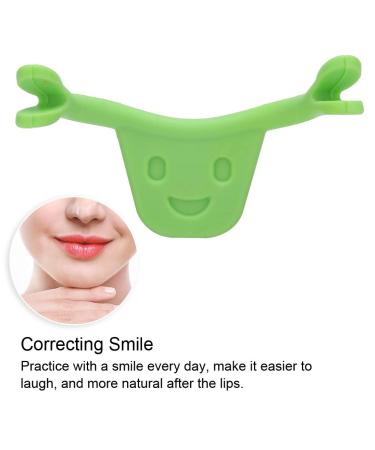 Personal Face Trainer - Smile Beauty Exerciser for Facial Muscle Stretching and Lifting - Green - Buy Online on GoSupps.com