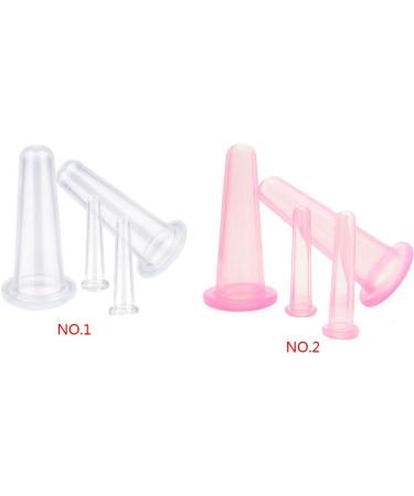 Buy Babysbreath17 4PC Silicone Cupping Jars for Back & Facial Massage | Anti-Cellulite Treatment | International Shipping - Buy Online on GoSupps.com