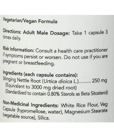 NOW Supplements Stinging Nettle Root Extract 250mg Capsules 90 Count - Buy Online on GoSupps.com