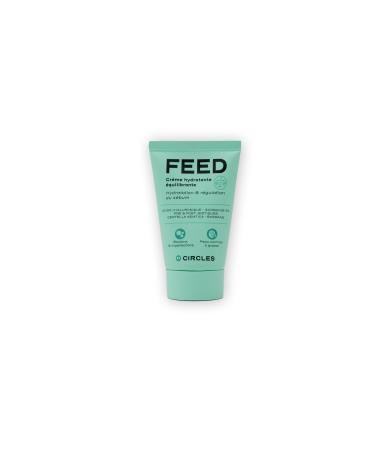 Circles FEED Hydration & regulation of sebum Moisturizing cream anti-shine and anti-acne Moisturizes the skin and rebalances the skin microbiota Vegan 100% natural product 40 ml