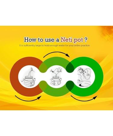 Buy 304 Grade Stainless Steel Ayurvedic Jal Neti Pot | Sinus Congestion Relief & Nasal Cleansing | 500mL with Rubber Neti & Eye Wash Cup - International Shipping Available - Buy Online on GoSupps.com