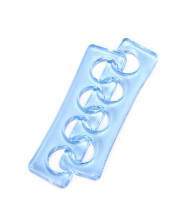 KADS 2pcs/pair Silicone Toe Separator Nail Art Manicure Finger Feet Care Braces Supports Nails DIY Tools Blue