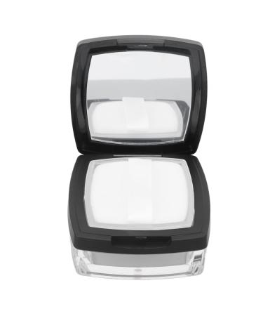 Sonew emptiness refillable powder can reusable empty powder box made of plastic with mirror spoon and mirror for loose powder and eyeshadow - Buy Online on GoSupps.com