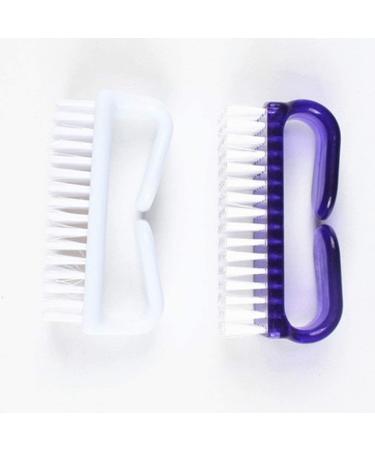 Handle Grip Nail Brush Nail Hand Fingernail Scrubbing Cleaning Brush For Toes Nails Cleaner Pedicure Brushescolor:PurpleUseful and Professional - Buy Online on GoSupps.com