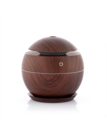 Innovagoods IG814588 Dark Pent Mini aroma diffuse humidifier dark walnut acrylic nitrilbuta service multicolored