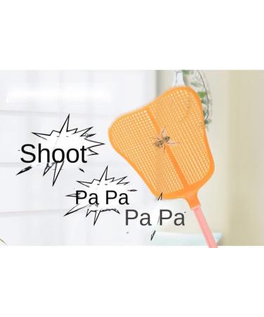 ShuWen Fly Swatter 3PCS Plastic Multi Pack Manual Fly Squat Insect Mosquito Wasp Pest Control with Long Flexible Handle for Flies and Mosquito Heavy Duty Assorted Colors - Buy Online on GoSupps.com