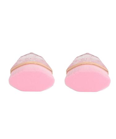 Makeup Brush Elastic Flowing Quicksand Handle 2 Pieces Soft Makeup Brush Portable for Beauty Salon