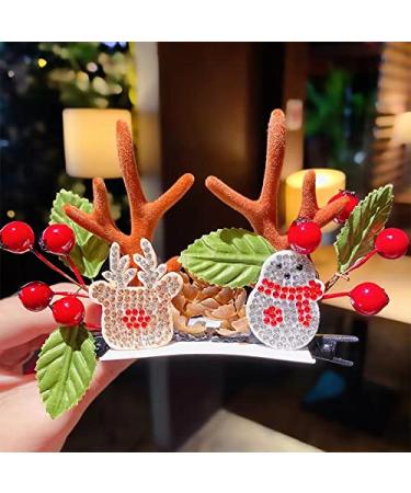 Shop Christmas Hair Accessories: Sponge Antlers Clips & More - Festive Styles for Holiday Cheer - Buy Online on GoSupps.com