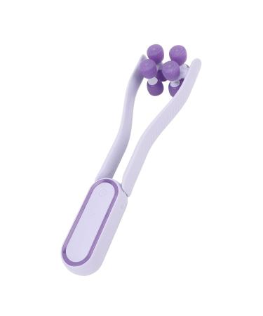 V Face Roller Massager - Face Lifting & Tightening Tool for Double Chin & Wrinkles - Manual Purple Beauty Device for Home Use - Buy Online on GoSupps.com