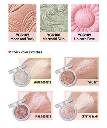 J.Cat Beauty You Glow Girl Baked Highlighter - White Goddess 0.30 oz (YGG101) - Buy Online on GoSupps.com