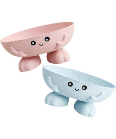 Ciieeo 8 Pcs Soap Dish Bathroom Soap Dish Soap Holder Self Draining Soap Dish Soap Container Soap Dish with Drain Soap Dishes for Soap Kid Soap Soap Liquid Bath Soap - Buy Online on GoSupps.com