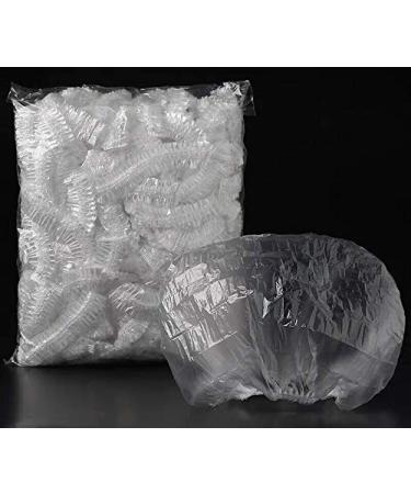 200 Pcs Disposable Shower Caps - Waterproof Clear Large Hair Cap for Women - Ideal for Spa, Home, Hotel, and Salon Use - Portable Travel Essential - Buy Online on GoSupps.com