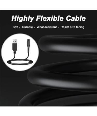 Xiatiaosann Charging Cable for Philips Norelco HQ8505 USB Power Cord S1211 S9987 BT3210 BT3230 BT5511 BT9810 BG5025 BG7030 BG7040 4pcs - Buy Online on GoSupps.com