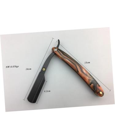 Angoily Men's Metal Razor & Cutlery Holder Safe Stylish Hand Razor with Bamboo Knife Handbook - Buy Online on GoSupps.com