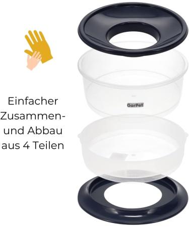 Leak-Proof 2-in-1 Dog Bowl - Travel Safe Non-Slip Drinking & Food Bowl with Car Splash Guard - Buy Online on GoSupps.com