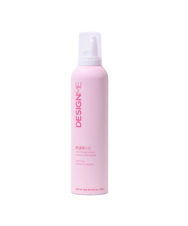 DESIGNME PUFF.ME Hair Volumizing Mousse | Lightweight & Flexible Hold Hair Mousse for Curls  Waves  or Straight Hair | Paraben & Sulfate-Free Hair Volumizer for Fine Hair with Vitamin B5 & E  (250 mL)
