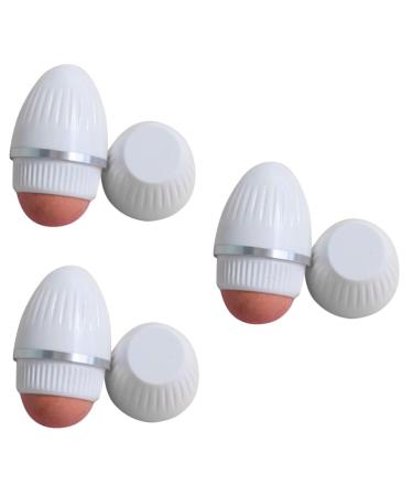 Beavorty 3pcs oil absorption volcanic oil roller volcanic roller oily skin oil absorbing ball 5.70X3.00X3.00CMx3pcs Whitex3pcs