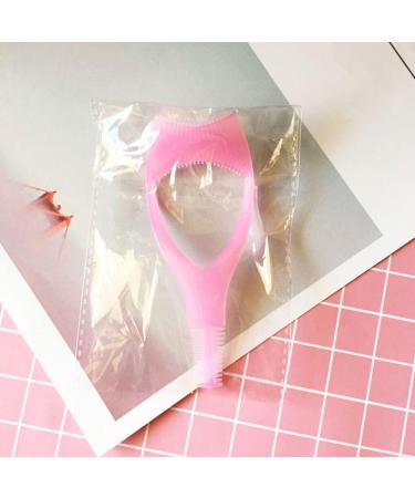 lmoikesz 3 in 1 Curling Comb Mascara Shield Eyelash Curler Applicator Guide Upper and Lower Guard Makeup Accessory Beauty Supplies - Buy Online on GoSupps.com