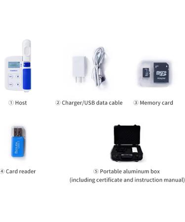 Chlorophyll Meter Machine Portable Chlorophyll Content Meter with 16GB Data Storage 0.0-99.99SPAD High Precision and 0.8s Fast Measurement Measuring Area: 2mm*3mm for Agriculture Forestry - Buy Online on GoSupps.com