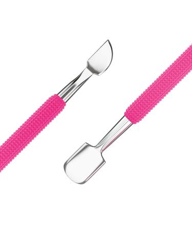 Andlane Cuticle Trimmer and Pusher - Professional Stainless Steel Nippers - Manicure/Pedicure Tool (Pink) - Buy Online on GoSupps.com