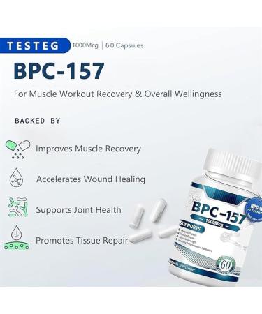  BPC-157 Peptide Capsules New Protective Compound 157 60 Capsules - Buy Online on GoSupps.com