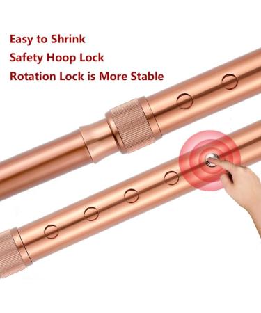 Folding Elderly Cane Crutches for Adults Non-Slip/Shock Absorption Forearm Crutches Mobility Aid for Elderly Seniors & Handicap 5 Stops Height Adjustable (Gold) Bathing in Sunlight - Buy Online on GoSupps.com