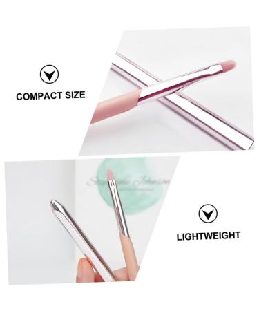 Angoily Lip Brush with Lid | Travel Makeup Applicator for Lip Gloss Lip Tint and Lipstick | Perfect for On-the-Go Beauty - Buy Online on GoSupps.com