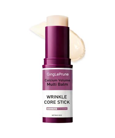 GingLePrune Calcium Volume Multi Balm Stick for Face Neck & Eye | Collagen Calcium Balm with Natural Oils | Helps Support Skin Elasticity & Moisture