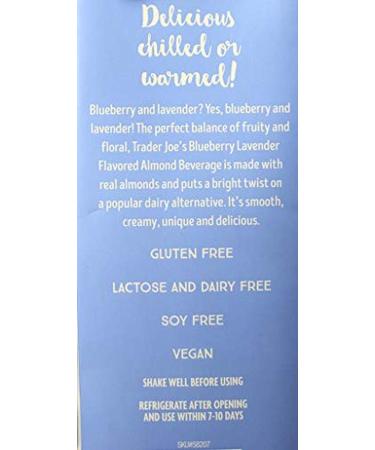 Trader Joe's Blueberry Lavender Almond Beverage 3-Pack - Buy Online on GoSupps.com
