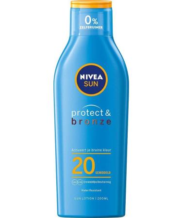 Nivea Protect and Bronze Sunscreen Milk SPF20 200 g