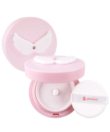 peach and   Baby Kids Sun Cushion SPF50+ PA+++ 15g | Travel Size Sunscreen Cushion Compact for Sensitive Skin  Damaged Skin (Angle's Wing) Angel's Wings