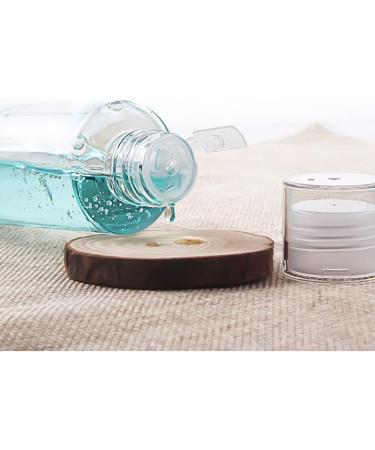 Vasana 3PCs Transparent Double Cap Plastic Bottles - 5oz Travel Cosmetic Vials with Flip Cap - Buy Online on GoSupps.com