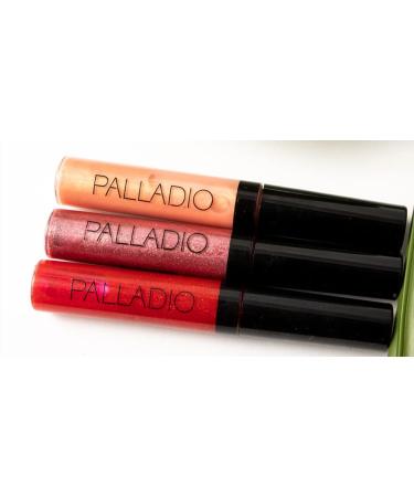Palladio Lip Gloss - Non-Adhesive Pink Pearl Formula with Vitamin E & Aloe for Intense Color Moisture & Wrinkle Minimization - Shop Internationally - Buy Online on GoSupps.com