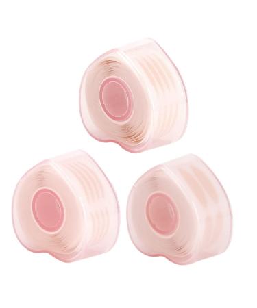 FRCOLOR 3rolls Double Eyelid Sticker Double Side Tape Double Eye Strip Beautiful Eyelid Sticker Miss Mesh