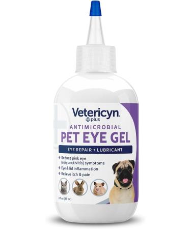 Vetericyn Plus Pet Eye Gel Dog and Cat Eye Ointment Alternative to Lubricate and Relieve Eye Irritations and Abrasions - 3 Oz - Buy Online on GoSupps.com