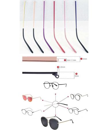 Premium Silver Replacement Glasses Temples - Durable Glasses Legs for Enhanced Comfort - Buy Online on GoSupps.com