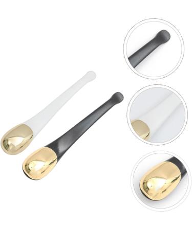 DOITOOL 2 Pi ces de massage Cr me des yeux masseur cuill re de maquillage light lumi re cuill re masque facial soins de la peau diluer cr me contour des yeux tuyau - Buy Online on GoSupps.com