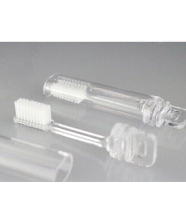 Patkaw Transparent Foldable Travel Toothbrush - Portable Mini Toothbrush with Protective Cover for Travel Camping School & Home - Buy Online on GoSupps.com