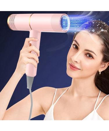 ecaqlin Electric Hair Dryer - High-Power Electric Hair Dryer Home Hair Dryer Fashion Hot Wind Comb Hair Salon US Plug Easy to Use - Buy Online on GoSupps.com