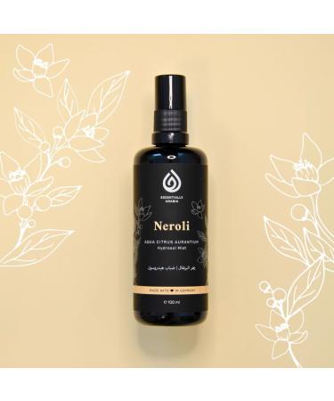 Essentially Arabia Neroli Orange Blossom Hydrosol - 100% Pure Organic Hydrosol Spray Personal Care Menstrual Balance & Aromatherapy Natural & Alcohol Free - Buy Online on GoSupps.com