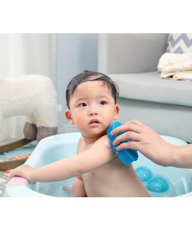 Youning Silicone Body Scrubber & Massage Brush for Hands & Nails - Eco-Friendly Bath Brush (Green) | Buy Online - International Shipping - Buy Online on GoSupps.com