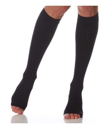 Scudotex Microfibre K2 open toe black size 6-1 piece