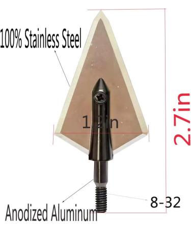 Hunting Arrowhead Cutting Blade - Black-1 for Traditional, Crossbow, Compound Bows | Archery Broadhead - Buy Online on GoSupps.com