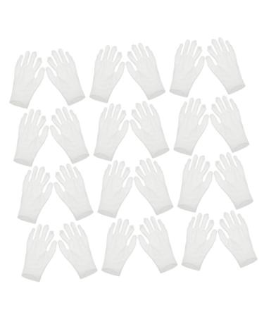 MERRYHAPY 12 Pairs Moisturizing Gloves Work Gloves Moisturizing Overnight Gloves Working Gloves White Cotton