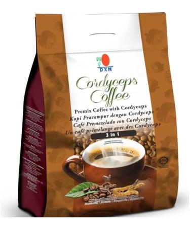 Coffee Premium base de champignon Cordyceps - Caf Original - 20 sachets x 21 grammes - Buy Online on GoSupps.com