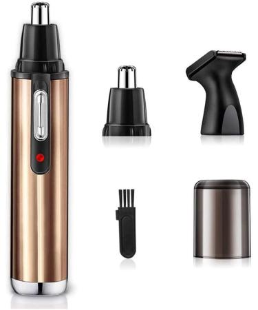Nose Hair Trimmer for Men and Women Allisable Painless Ears Eyebrows Beards Clipper IPX7 Waterproof Dual Edge Blades