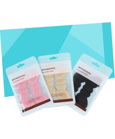 FOMIYES 6 Pairs Non-Slip Shoe Grip Cushions | Black Adhesive Gel Pads & Scrunchies for Ultimate Comfort - Shop Internationally - Buy Online on GoSupps.com