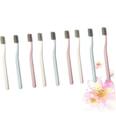 FRCOLOR 9 Pcs Soft Bristle Bamboo Toothbrush Set - Eco-Friendly Travel Manual Toothbrushes for Women Dogs and Guest Care - Buy Online on GoSupps.com