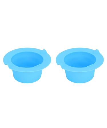 Replacement Wax Warmer Pots - Professional 400ml x2 Silicone Heating Inserts | Heat-Resistant Hair Removal at Home (Blue) - International Shipping - Buy Online on GoSupps.com