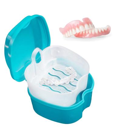 Aohao braces prosthesis dinosus dentist dentist box orthodontic toothing box crispy box box for braces keeping dentures soaking cleaning cleaning